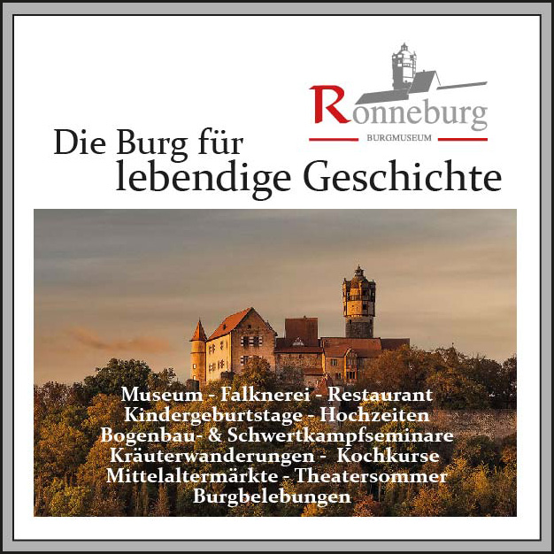 Anzeige der Burg Ronneburg