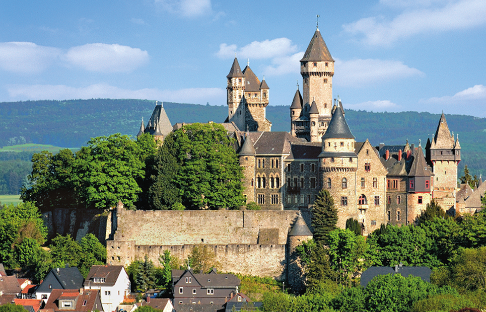 Ansicht des Schlosses Braunfels
